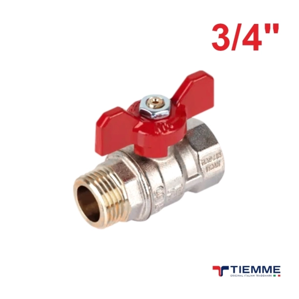 Tiemme Σφαιρική Βαλβίδα Α-Θ 3/4'' Πλήρους Ροής - 2360006