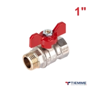 Tiemme Σφαιρική Βαλβίδα Α-Θ 1'' Πλήρους Ροής - 2360011