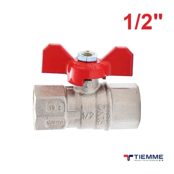 Tiemme Σφαιρική Βαλβίδα Θ-Θ 1/2'' Πλήρους Ροής - 2360002