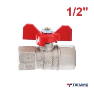 Tiemme Σφαιρική Βαλβίδα Θ-Θ 1/2'' Πλήρους Ροής - 2360002