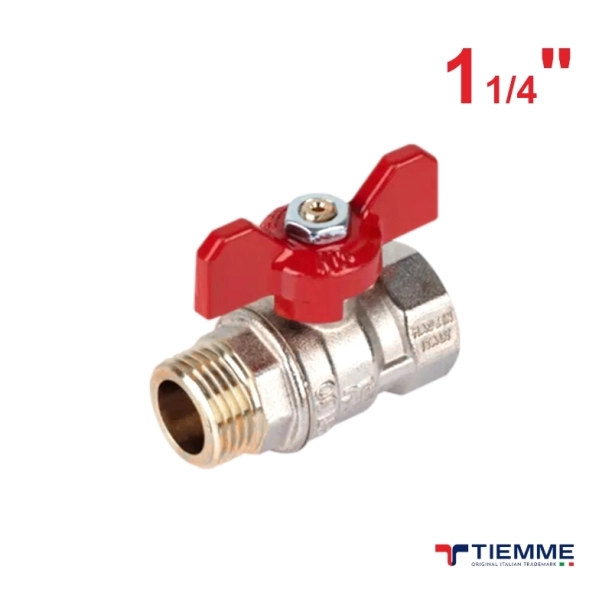 Tiemme Σφαιρική Βαλβίδα Α-Θ 1 1/4'' Πλήρους Ροής - 2360031