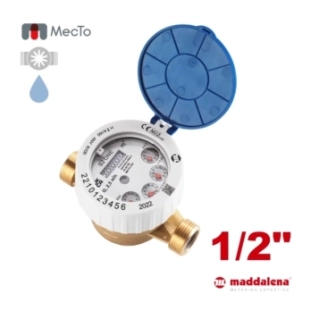 Υδρόμετρο 1/2'' Maddalena SJ ONE MID R160 - Χωρίς Ρακόρ