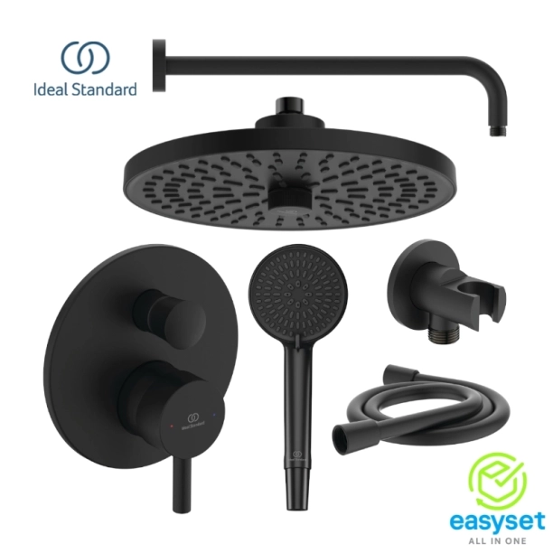 IDEAL STANDARD ΠΛΗΡΕΣ ΕΝΤΟΙΧΙΖΟΜΕΝΟ ΣΥΣΤΗΜΑ ΝΤΟΥΣ CERALINE SILK BLACK