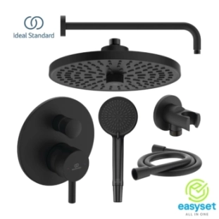 IDEAL STANDARD ΠΛΗΡΕΣ ΕΝΤΟΙΧΙΖΟΜΕΝΟ ΣΥΣΤΗΜΑ ΝΤΟΥΣ CERALINE SILK BLACK