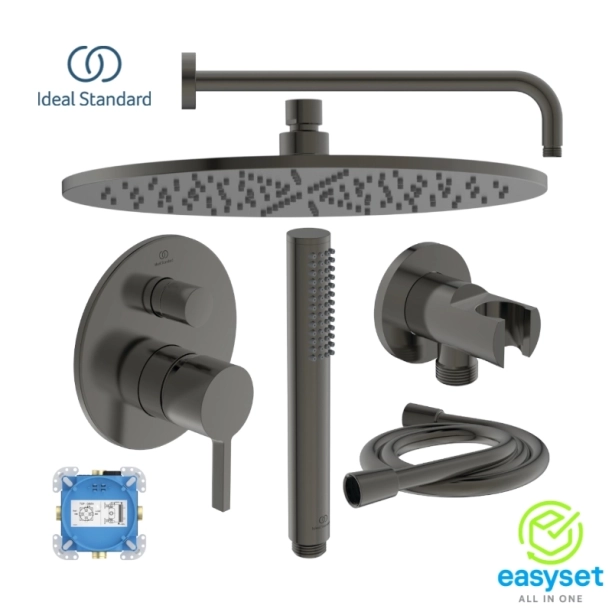 IDEAL STANDARD ΠΛΗΡΕΣ ΕΝΤΟΙΧΙΖΟΜΕΝΟ ΣΥΣΤΗΜΑ ΝΤΟΥΣ JOY MAGNETIC GREY PVD