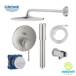 ΠΛΗΡΕΣ ΕΝΤΟΙΧΙΖΟΜΕΝΟ ΣΥΣΤΗΜΑ ΝΤΟΥΣ GROHE ESSENCE SUPERSTEEL