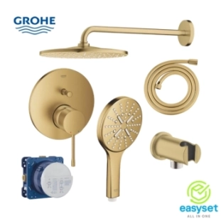 ΠΛΗΡΕΣ ΕΝΤΟΙΧΙΖΟΜΕΝΟ ΣΥΣΤΗΜΑ ΝΤΟΥΣ GROHE ESSENCE BRUSHED COOL SUNRISE