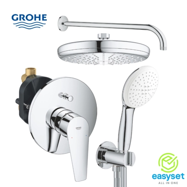 ΠΛΗΡΕΣ ΕΝΤΟΙΧΙΖΟΜΕΝΟ ΣΥΣΤΗΜΑ ΝΤΟΥΣ GROHE BAUEDGE ROUND ΧΡΩΜΕ