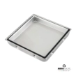 Σχαράκι σιφωνιού inox 13x13 επιγεμιζόμενο με έξοδο Φ100