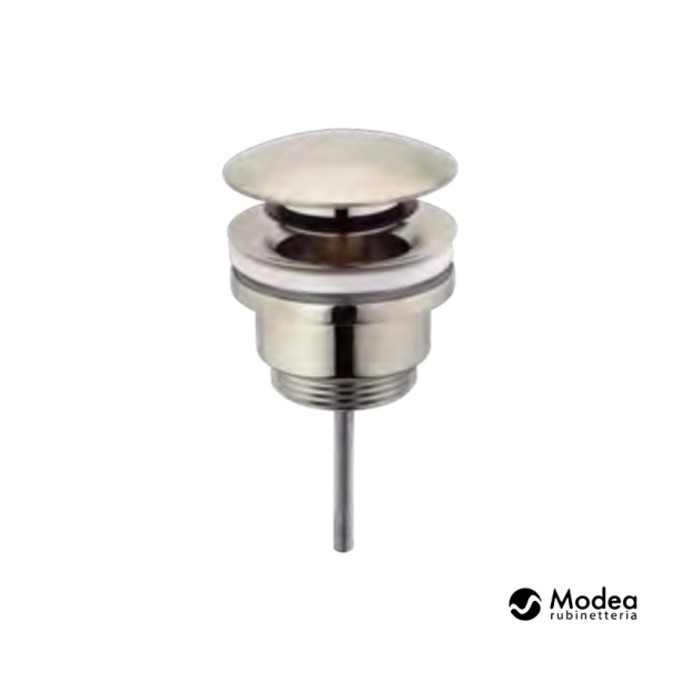 Βαλβίδα Νιπτήρος Click 1 1/4'' Με/Χωρίς Υπερχείλιση Brushed Nickel