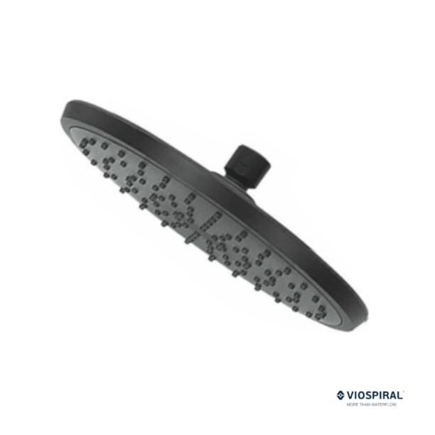 Κεφαλή Ντους Viospiral Slim Φ245 Black Mat