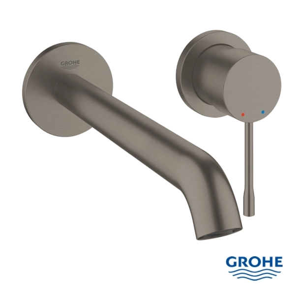 Grohe Essence 19967AL1 Εξωτερικά Μέρη Εντοιχιζόμενης Μπαταρίας Νιπτήρος, Brushed Hard Graphite