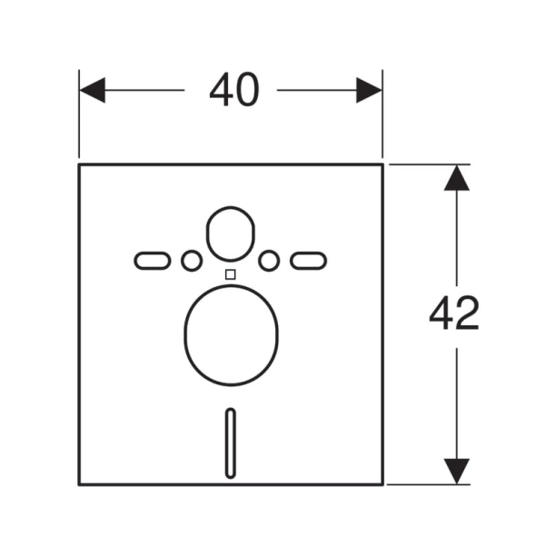 Μεμβράνη Ηχομόνωσης Κρεμαστής Λεκάνης Geberit 156.050.00.1