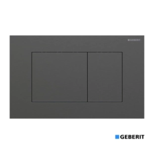 Πλακέτα Geberit Sigma 40 - Ανοξείδωτο Ατσάλι -Brushed Black Chrome - Easy to Clean