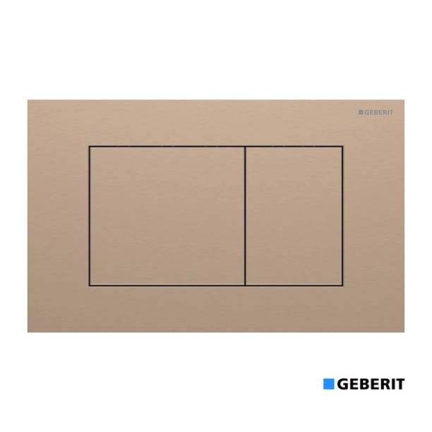Πλακέτα Geberit Sigma 40 - Ανοξείδωτο Ατσάλι -Brushed Red Gold - Easy to Clean
