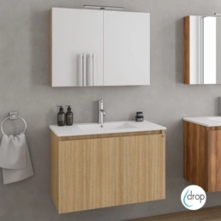 ΕΠΙΠΛΟ NEW VERONA OAK  75cm PACK ΜΕ ΚΑΘΡΕΠΤΗ ΝΤΟΥΛΑΠΙ