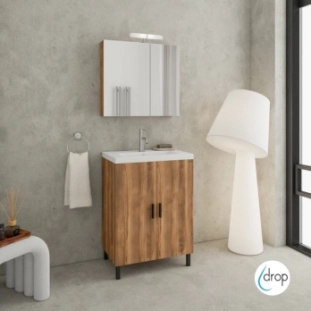 ΕΠΙΠΛΟ NEW ROMA AMBER BAROQUE 70cm PACK ΜΕ ΚΑΘΡΕΠΤΗ ΝΤΟΥΛΑΠΙ