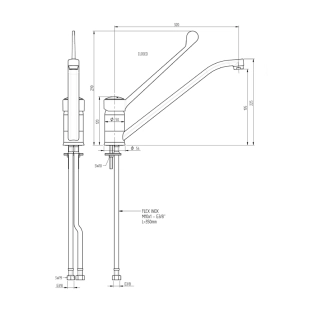 Μπαταρία Κουζίνας Επαγγελματικής Χρήσης Monolith Era R0201020229 2