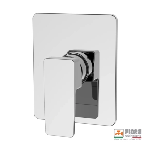 Fiore Dark 140CR7507 Πλήρες Σύστημα Εντοιχιζόμενης Μπαταρίας ντους, χρωμέ