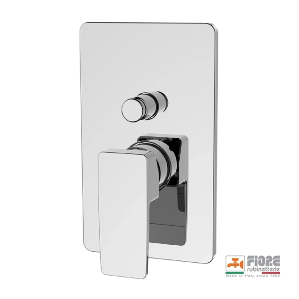 Fiore Dark 140CR7512 Πλήρες Σύστημα Εντοιχιζόμενης Μπαταρίας λουτρού, χρωμέ