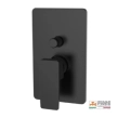 Fiore Dark 140NN7512 Πλήρες Σύστημα Εντοιχιζόμενης Μπαταρίας λουτρού, μαύρο ματ