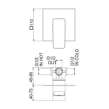 Fiore Dark 140NN7507 Πλήρες Σύστημα Εντοιχιζόμενης Μπαταρίας ντους, μαύρο ματ