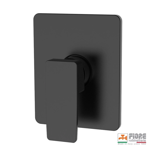Fiore Dark 140NN7507 Πλήρες Σύστημα Εντοιχιζόμενης Μπαταρίας ντους, μαύρο ματ