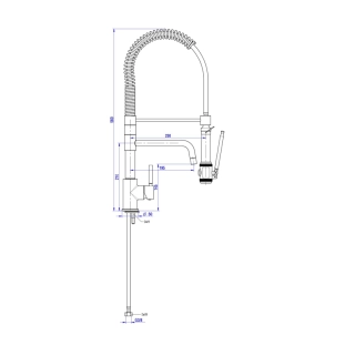 Μπαταρία Κουζίνας Επαγγελματικής Χρήσης Monolith Eros EROS005 2