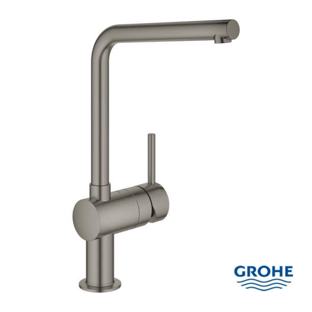 Μπαταρία Κουζίνας Grohe Minta 31375AL0, Brushed Hard Graphite