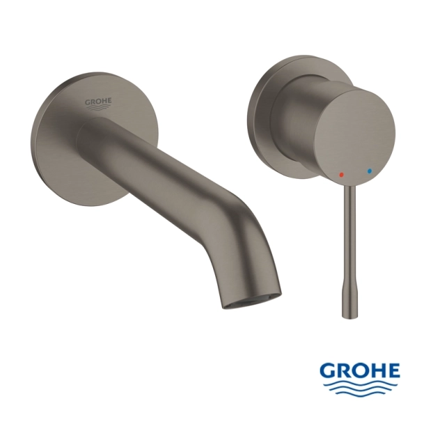 Grohe Essence 29192AL1 Εξωτερικά Μέρη Εντοιχιζόμενης Μπαταρίας Νιπτήρος, Brushed Hard Graphite