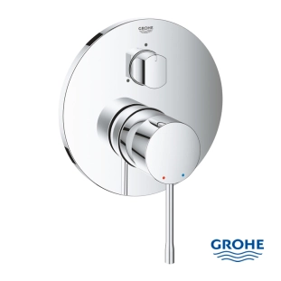 Grohe Essence 24169001 Εξωτερικά Μέρη Εντοιχιζόμενης Μπαταρίας Λουτρού, χρωμέ