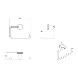 Χαρτοθήκη Verdi Sigma Λευκό Ματ - 3032401 2