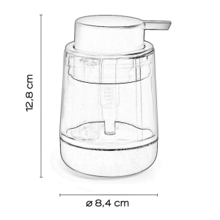 Διανομέας Υγρού Σαπουνιού Gedy Nicole Μπλε - NC8005 2