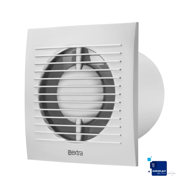 EUROPLAST EE100S Εξαεριστήρας Φ100 Ασημί