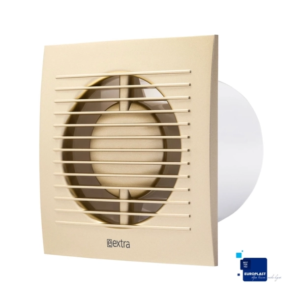 EUROPLAST EE100G Εξαεριστήρας Φ100 Χρυσό