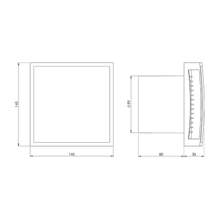 EUROPLAST EET100 Εξαεριστήρας Φ100 Λευκό 2