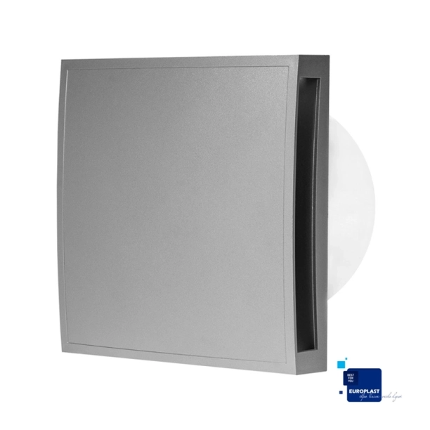 EUROPLAST EET100S Εξαεριστήρας Φ100 Ασημί